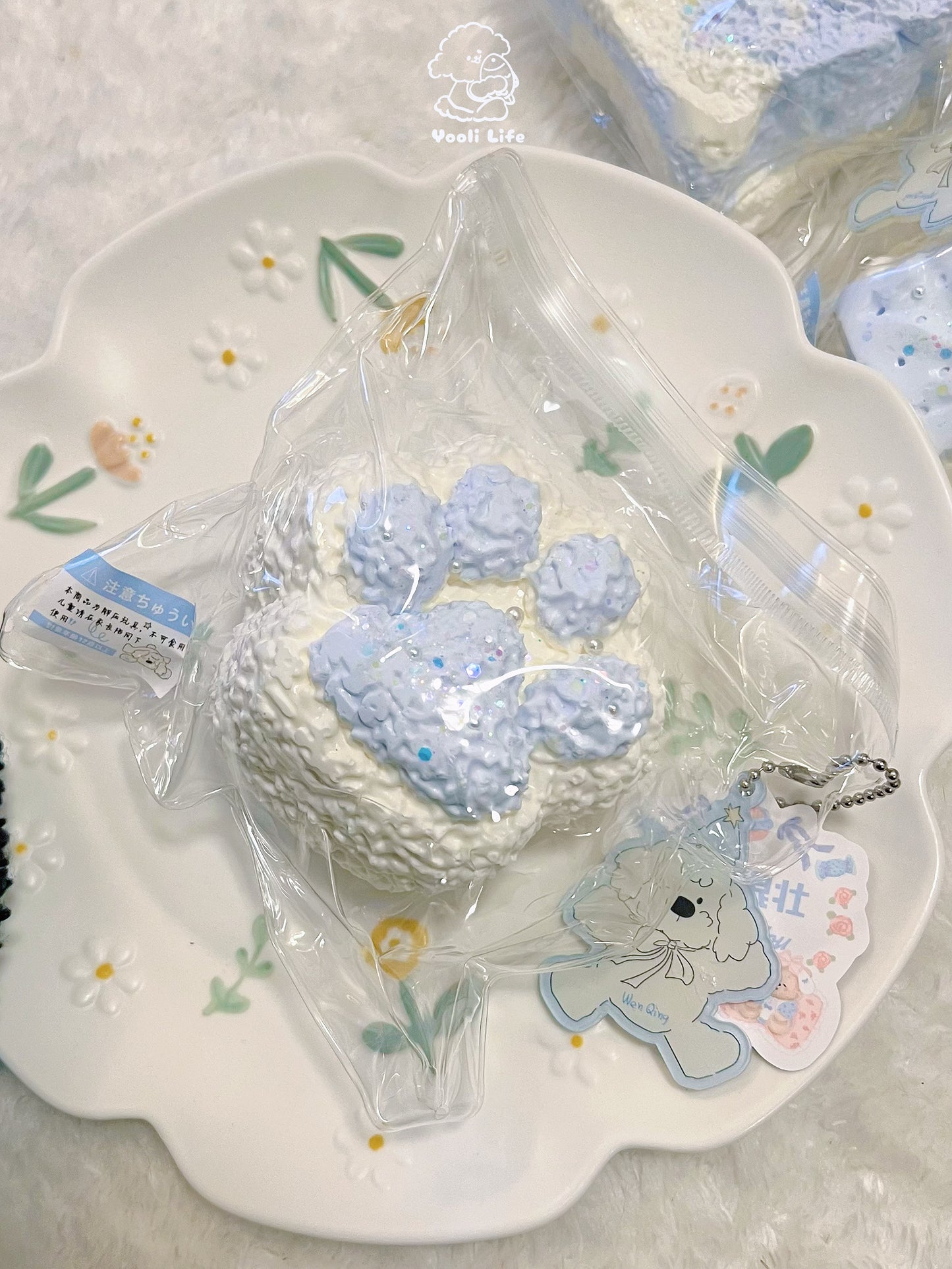 Ice Blue Series Taba Squishy
