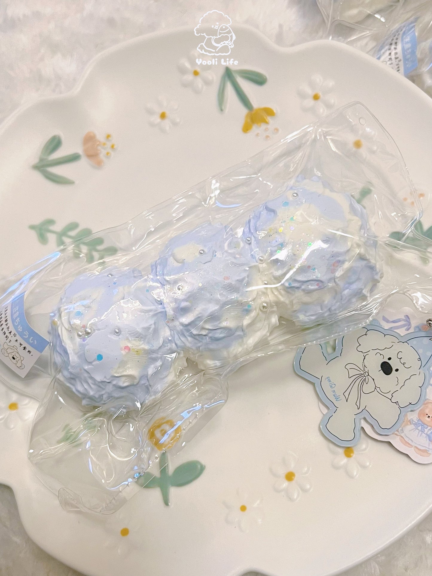 Ice Blue Series Taba Squishy