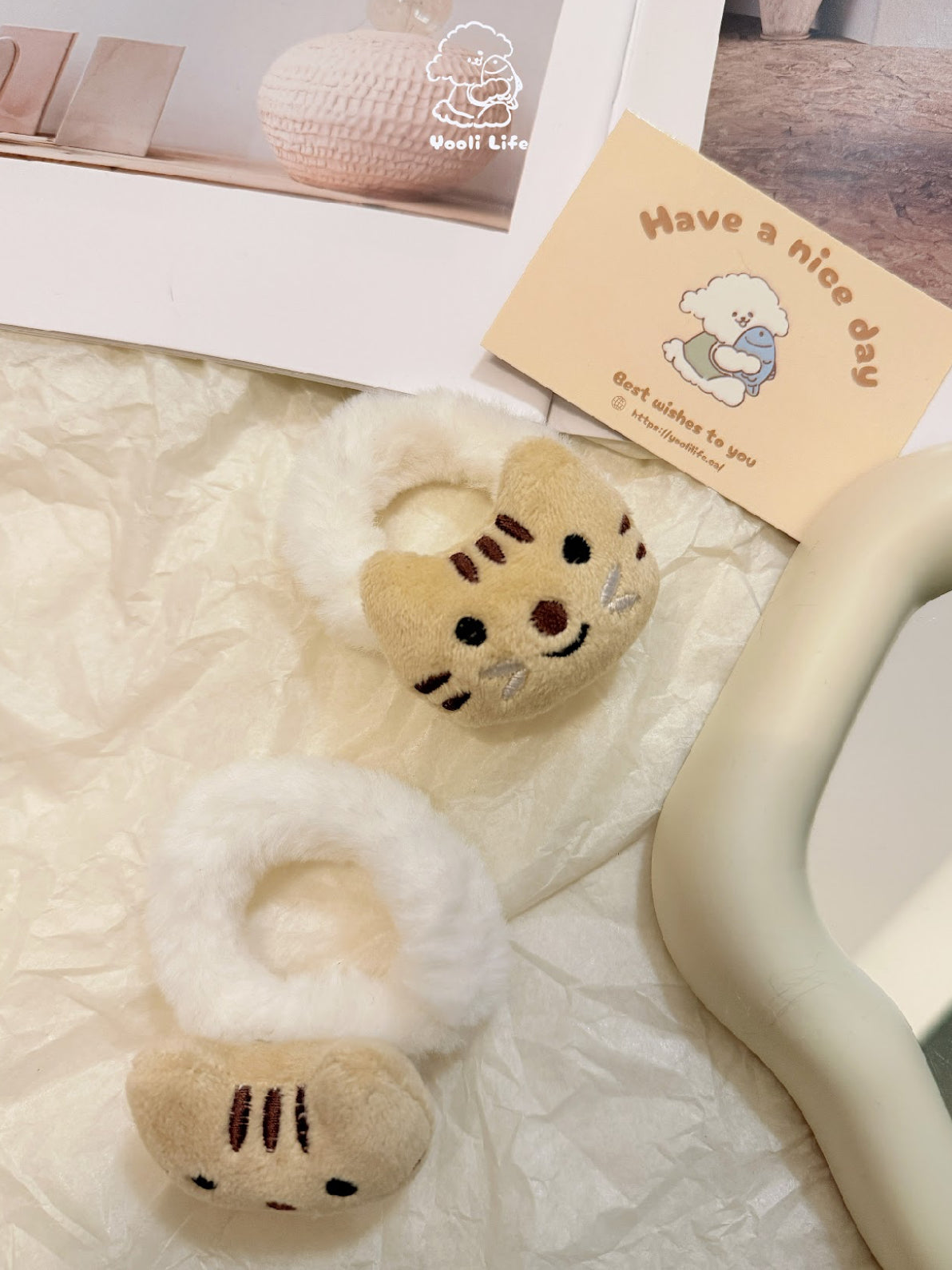 Cute Cat Hair Scrunchie-single