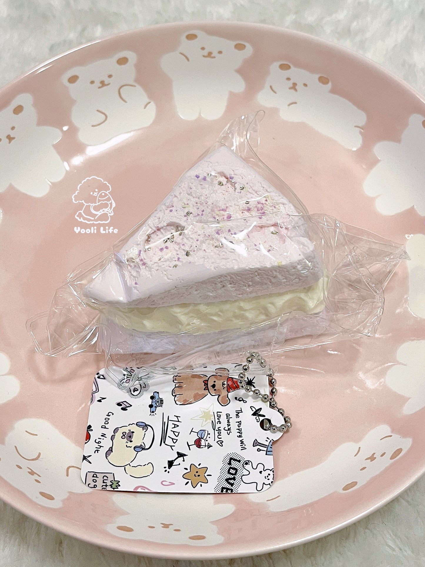 Grape Milkshake Cake Taba Squishy