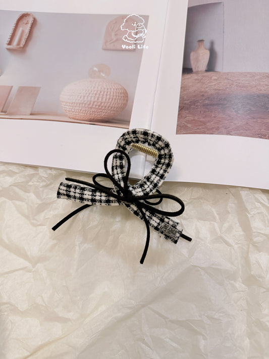 Preppy Plaid Hair Clip