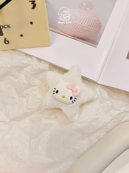 Kitten Hair Scrunchie & Clip