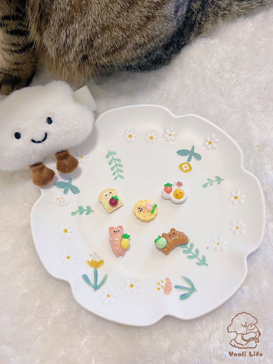 Mini Bread Fridge Magnet Set
