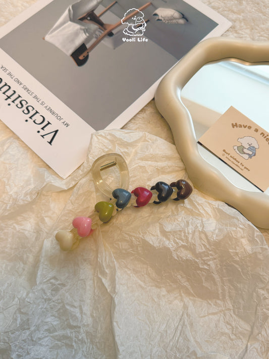 Dopamine Heart Hair Clip