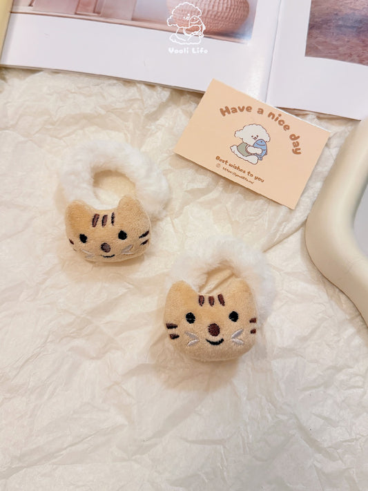 Cute Cat Hair Scrunchie-single