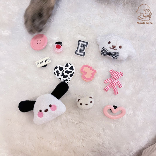 Cute Fluffy Hole Shoes Decoration
