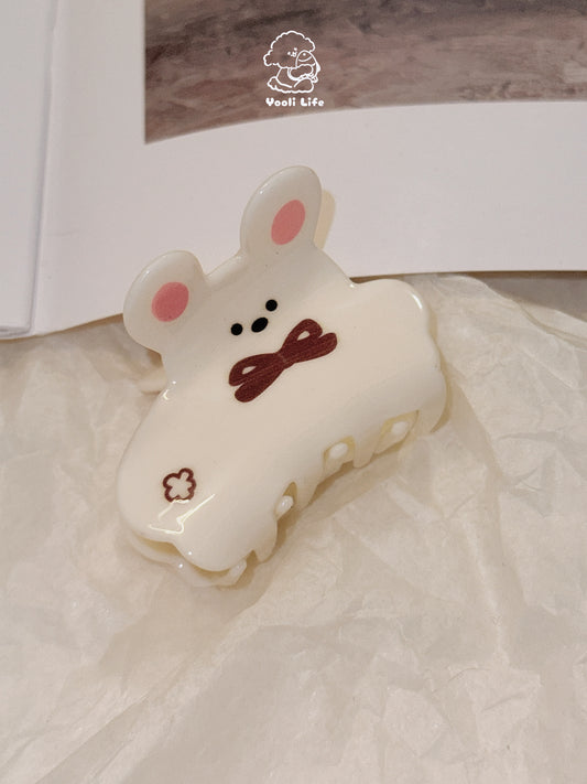 Ribbon Bear Hair Clip