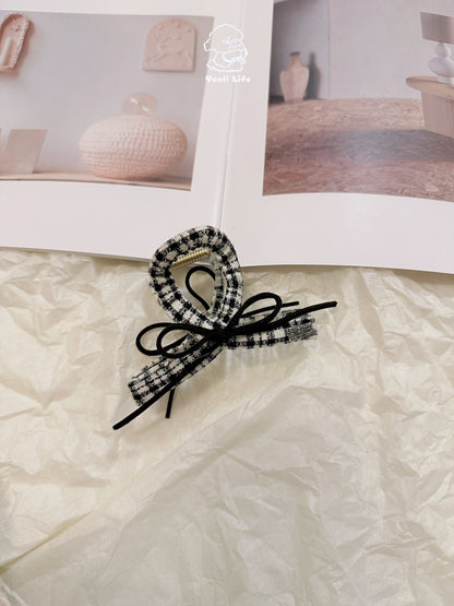 Preppy Plaid Hair Clip
