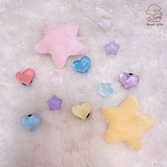 Lovely Stars Hole Shoes Decoration