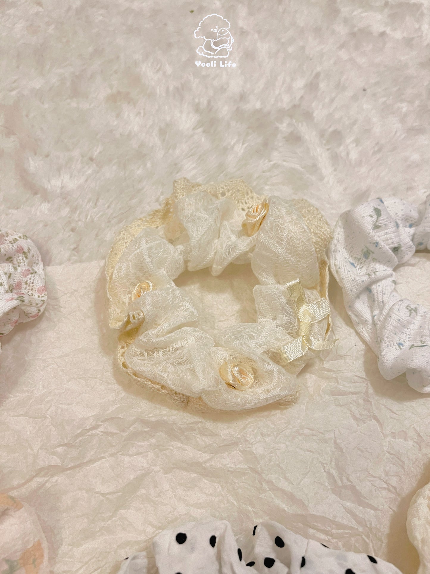 Minimalist & Cozy Hair Scrunchie Set